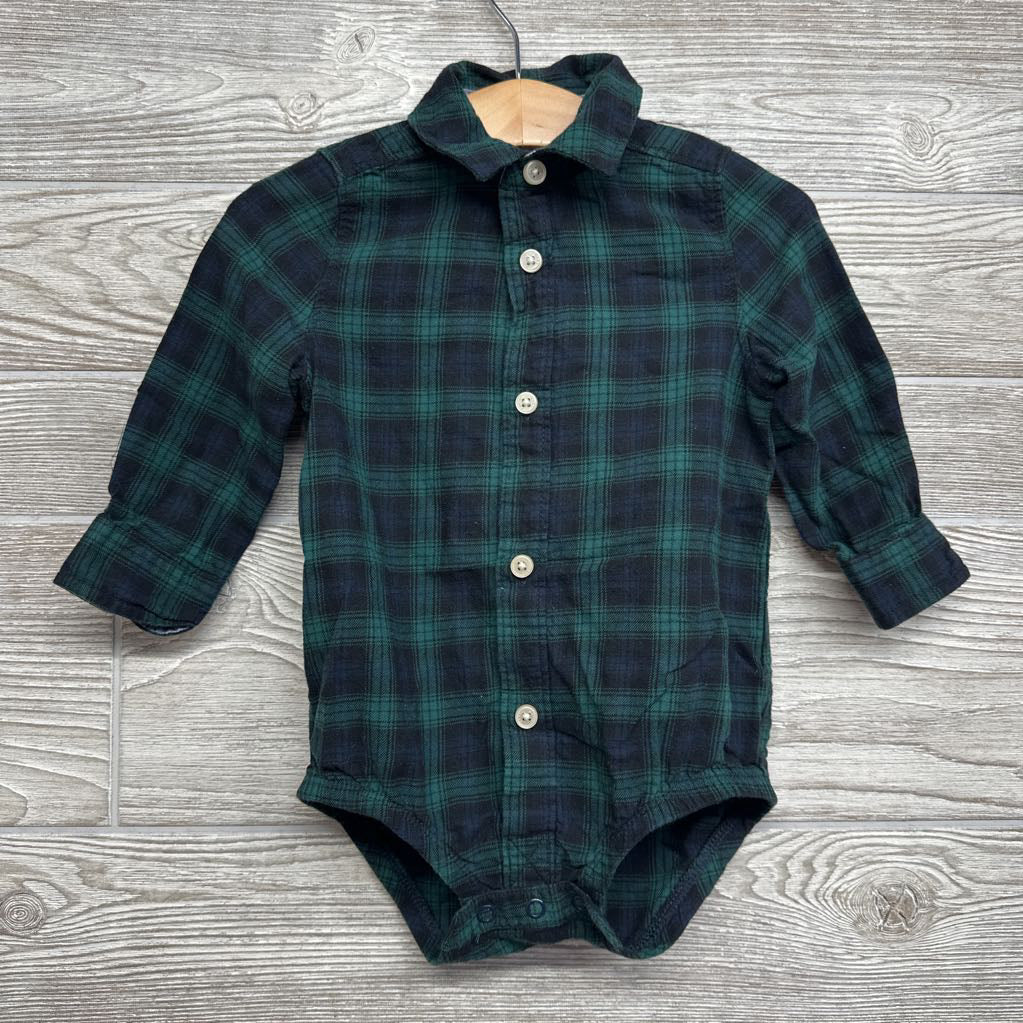 Plaid Button Up Shirt 18M