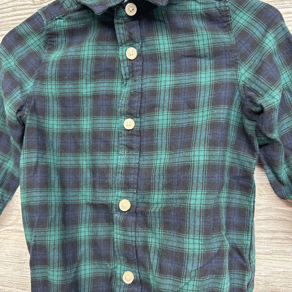 Plaid Button Up Shirt 18M