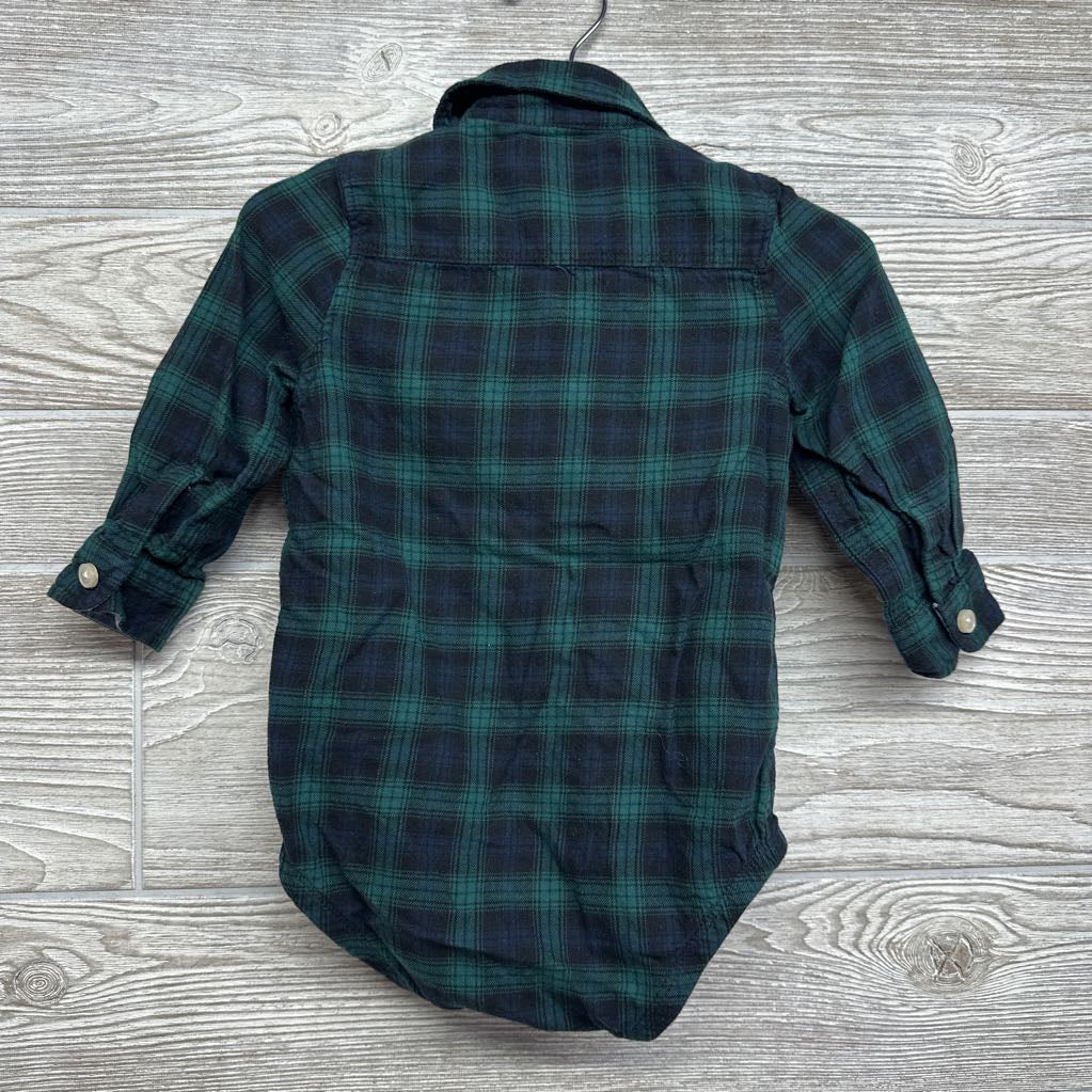 Plaid Button Up Shirt 18M