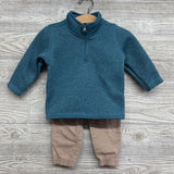 1/4 Zip Sweater Fleece & Pants 12M