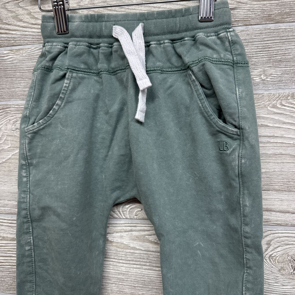 Weathered Drawstring Jogger Pants 3-4t