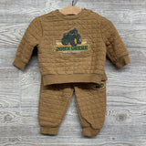 Quilted Crewneck Tractor & Pants 6-9M