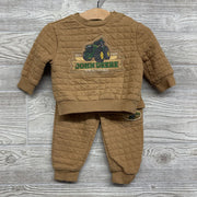Quilted Crewneck Tractor & Pants 6-9M
