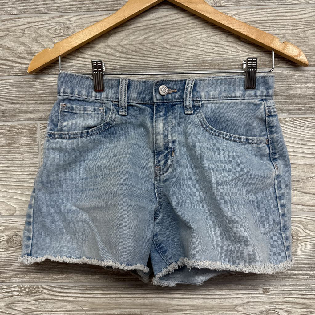High Rise Denim Shorts 14