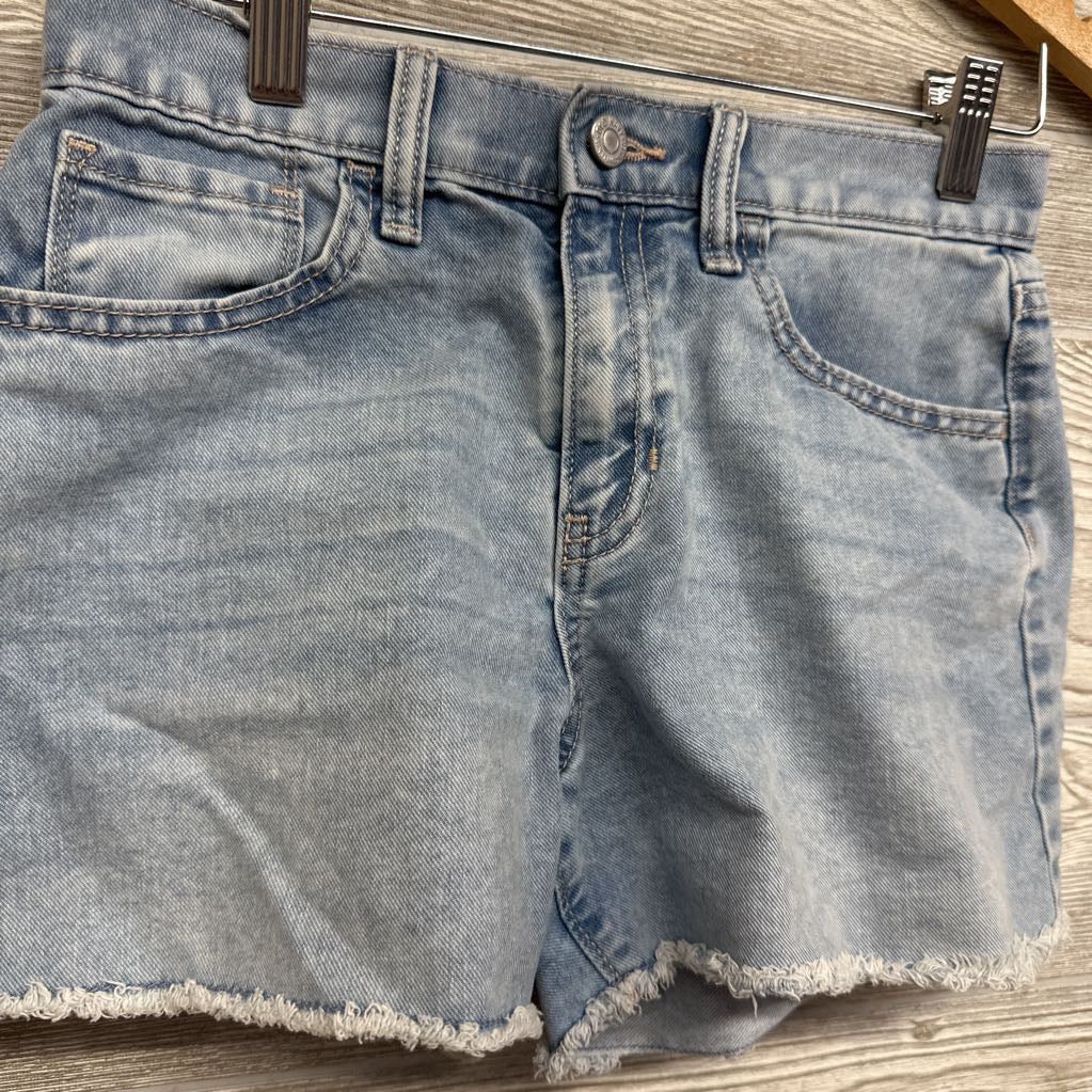 High Rise Denim Shorts 14