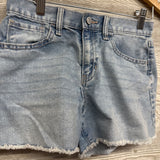 High Rise Denim Shorts 14