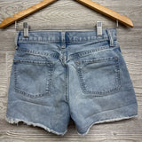 High Rise Denim Shorts 14