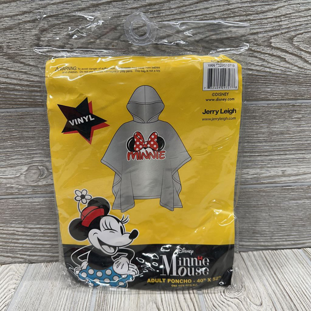 Adult Hooded Rain Poncho