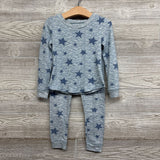 2 Pc LS Cozy PJs Stars 4t