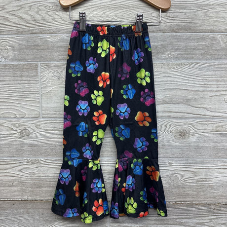 Shirt Cats & Paw Print Flare Pants 3-4