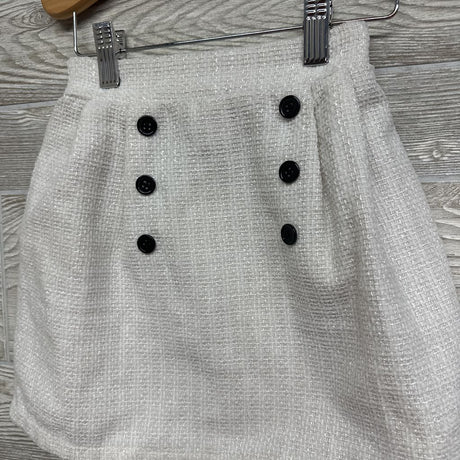 Textured Skirt W/ Buttons 6