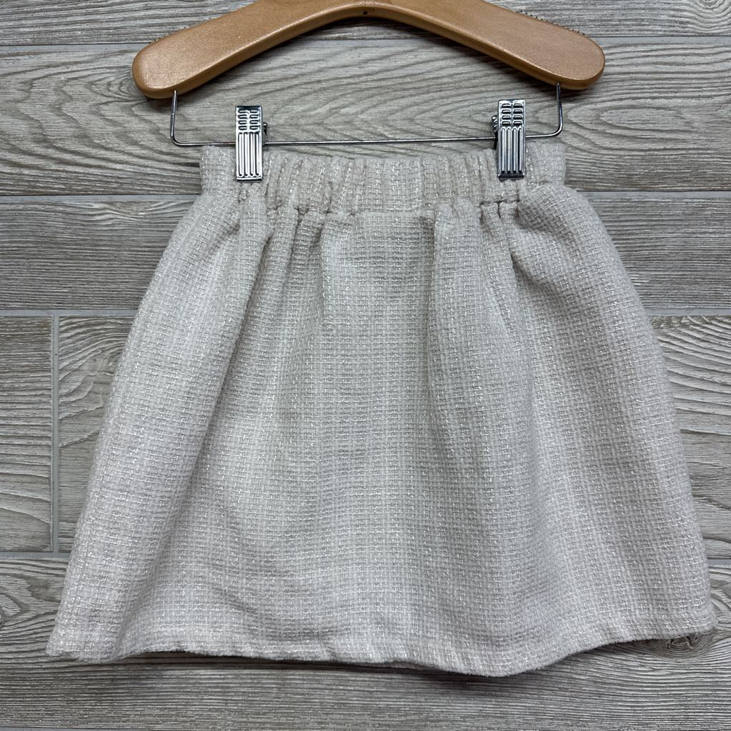 Textured Skirt W/ Buttons 6