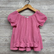 Textured Shirt & Skirt 6x-7