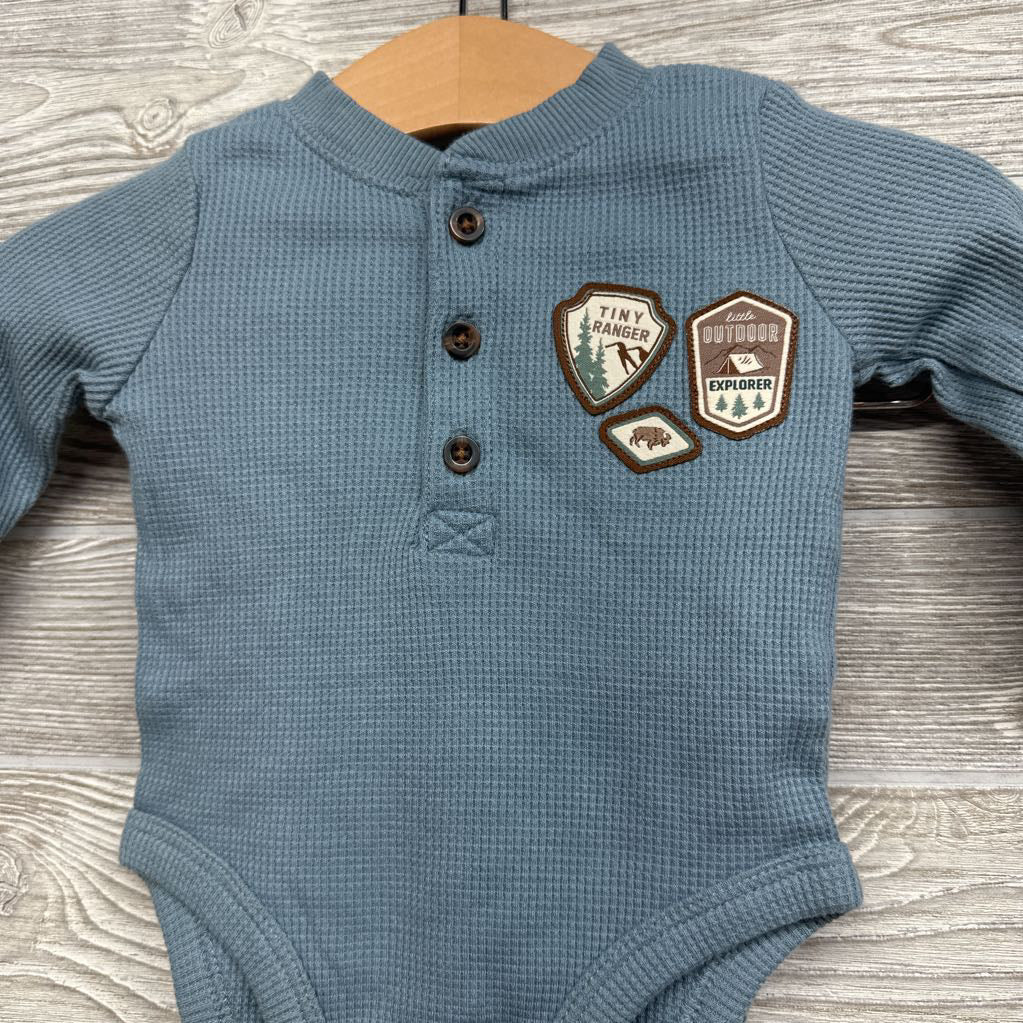 Waffle Knit Bodysuit Tiny Ranger & Pants 3M