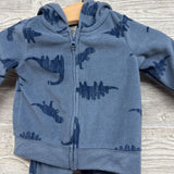 Fleece Jacket & Pants Dinosaurs 0-3M