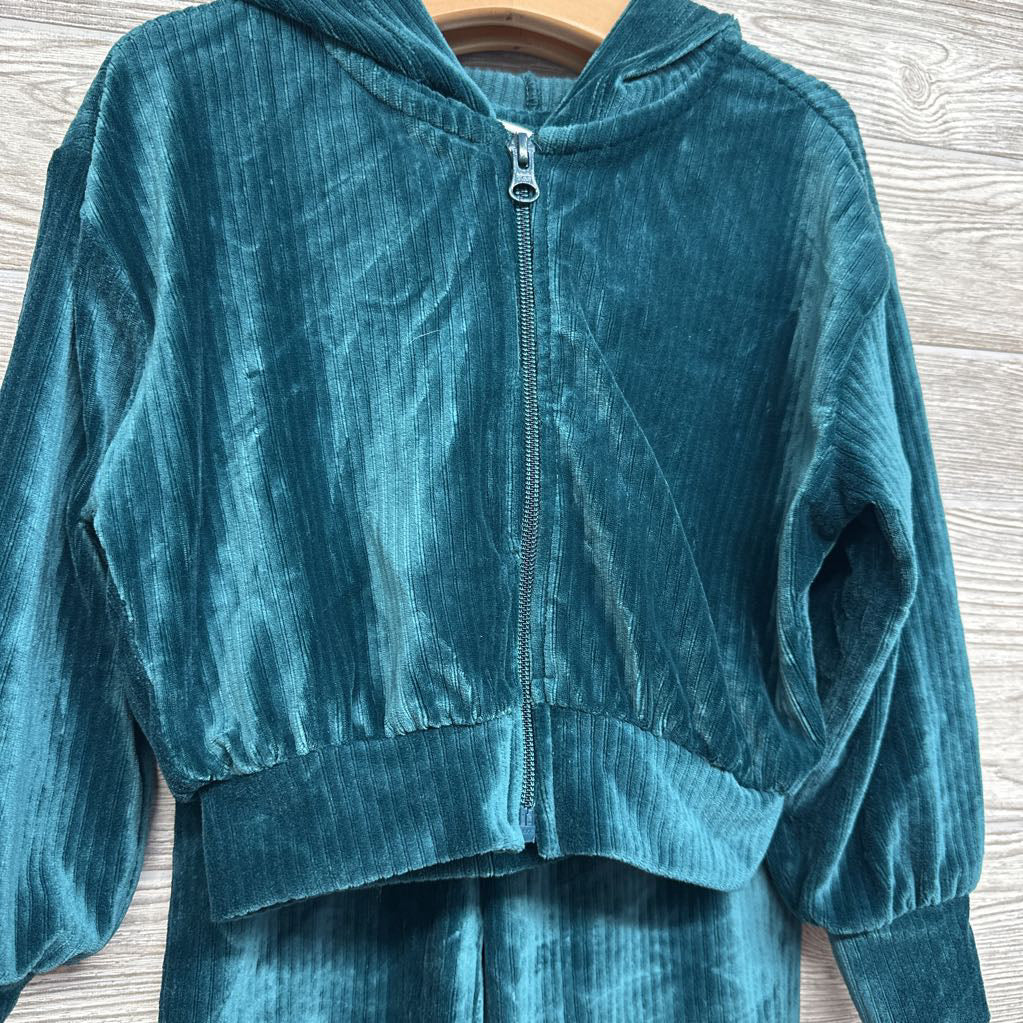 Velour Crop Jacket & Pants 4