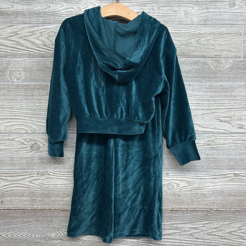 Velour Crop Jacket & Pants 4