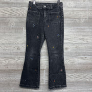 Flare Jeans Embroidered Flowers 8