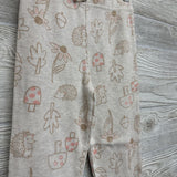 Waffle Knit Pants Flowers, Acorns & Mushrooms 5t