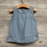 Denim Tank & Shorts Eyelet Hem 5t