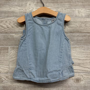 Denim Tank & Shorts Eyelet Hem 5t