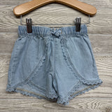 Denim Tank & Shorts Eyelet Hem 5t
