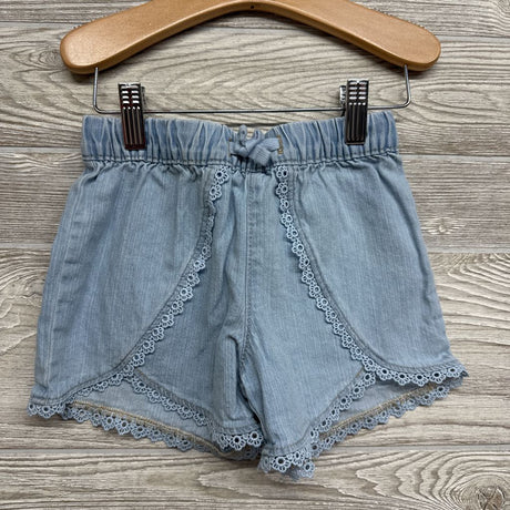 Denim Tank & Shorts Eyelet Hem 5t
