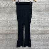 Roll Waistband Flutter Flare Leggings 8-10