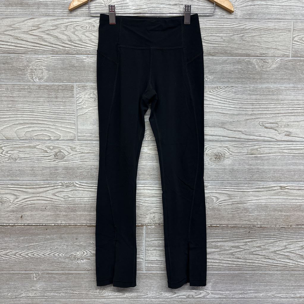 High Rise Chit Chat Spit Hem Tight Leggings 8-10