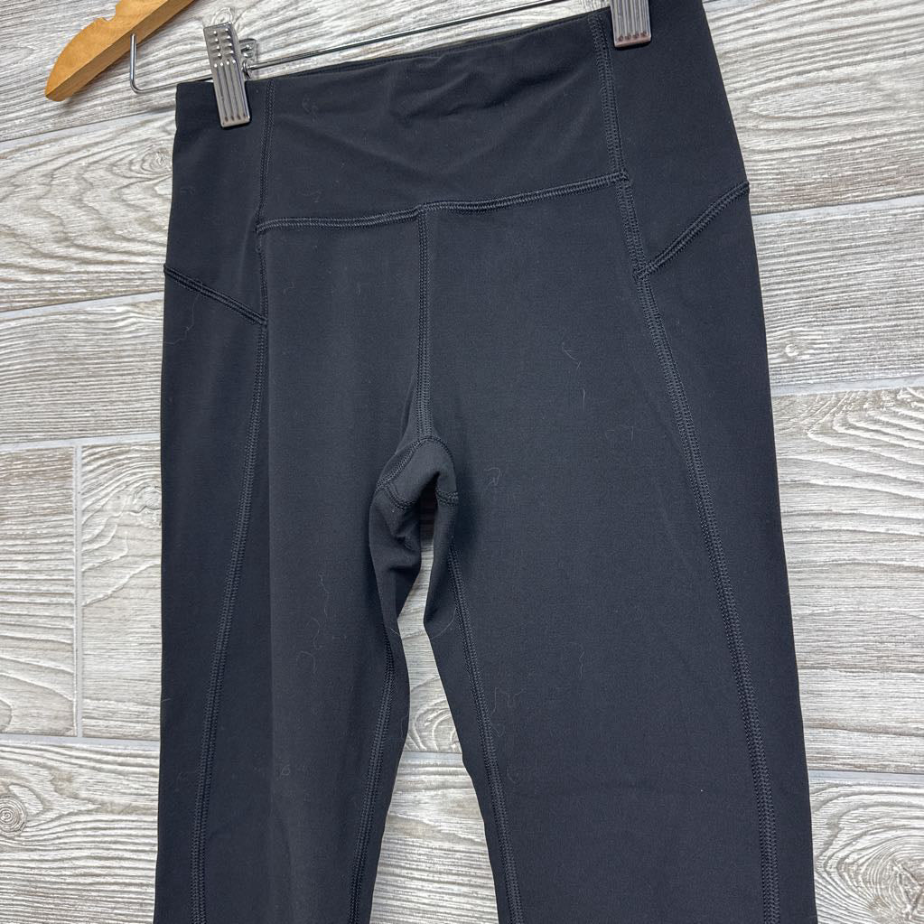 High Rise Chit Chat Spit Hem Tight Leggings 8-10