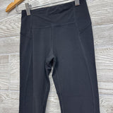 High Rise Chit Chat Spit Hem Tight Leggings 8-10
