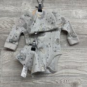 Side Snap Shirt, Hat & Bib Dumbo 0-3M