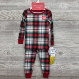 NEW Plaid 2 Pc Pj 12M