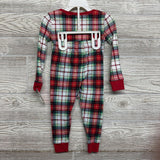 NEW Plaid 2 Pc Pj 3t
