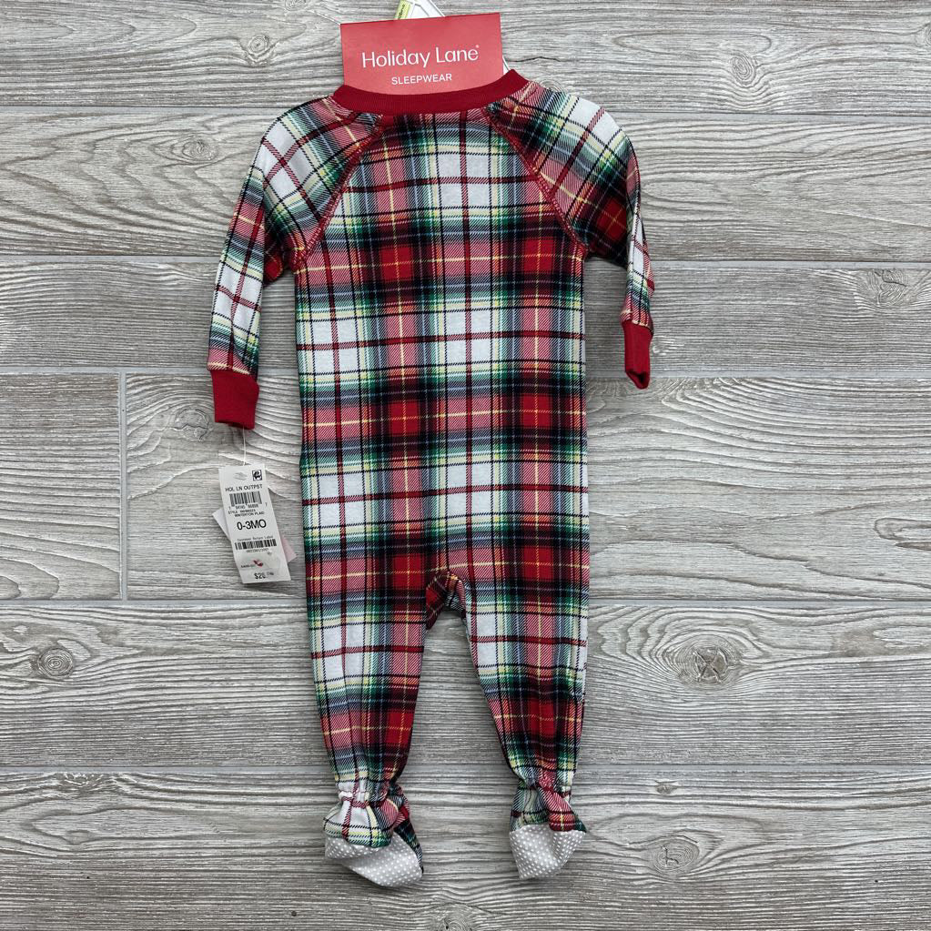 NEW Plaid Sleeper 0-3M