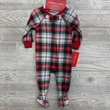 NEW Plaid Sleeper 0-3M