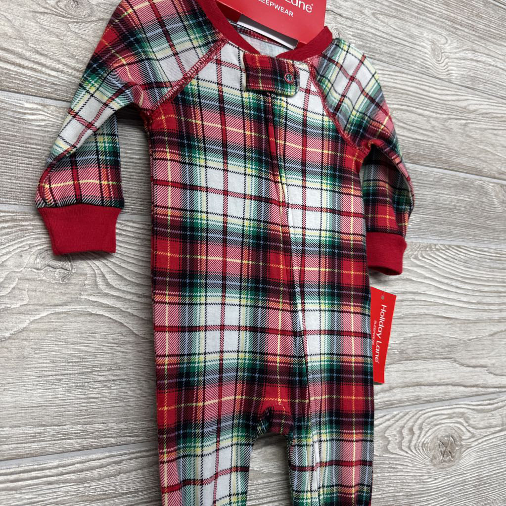 NEW Plaid Sleeper 0-3M