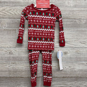 NEW Merry Christmas Nordic Print 2 Pc Pj 24M