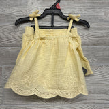 NEW Gauze Tank W/ Eyelet Flowers & Shorts 2t