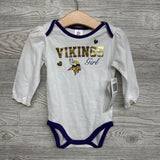 NEW Bodysuit Vikings Girl 6-12M