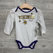 NEW Bodysuit Vikings Girl 6-12M