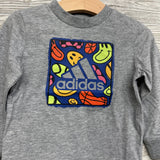 LS Shirt Smiley Faces & Logo 2t