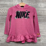 Active Peplum Shirt Logo & Flowers 3t