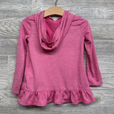 Active Peplum Shirt Logo & Flowers 3t