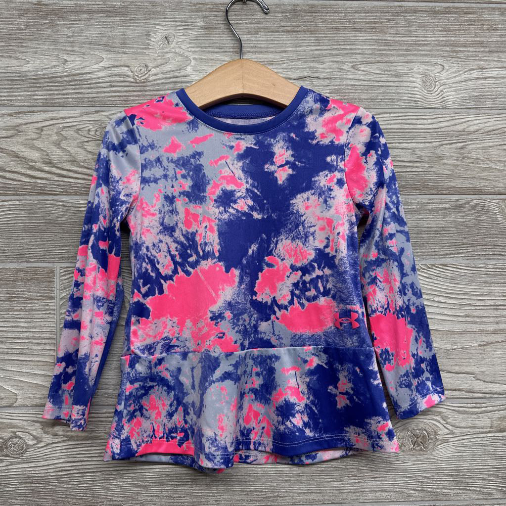 Active Peplum Shirt Paint Splatter 3t