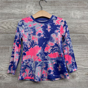 Active Peplum Shirt Paint Splatter 3t