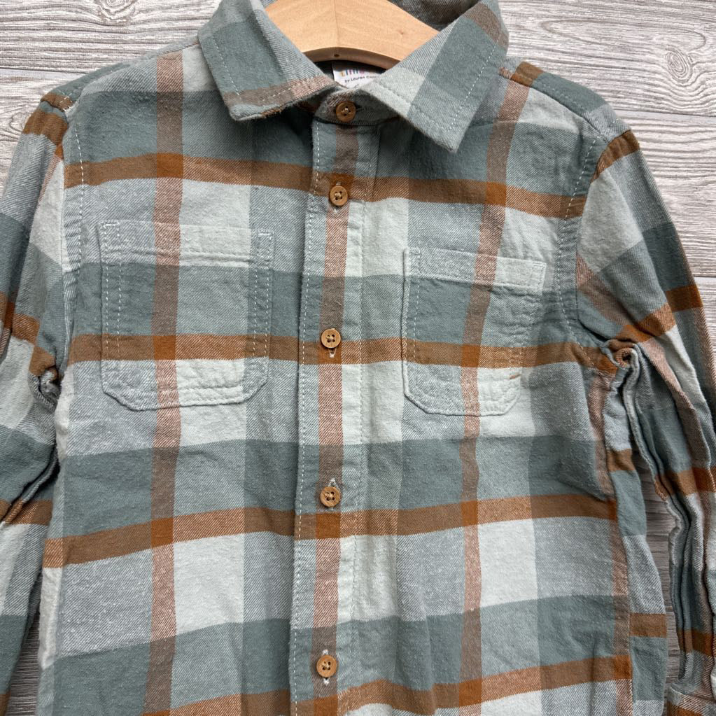 Flannel Button Up Shirt 4t