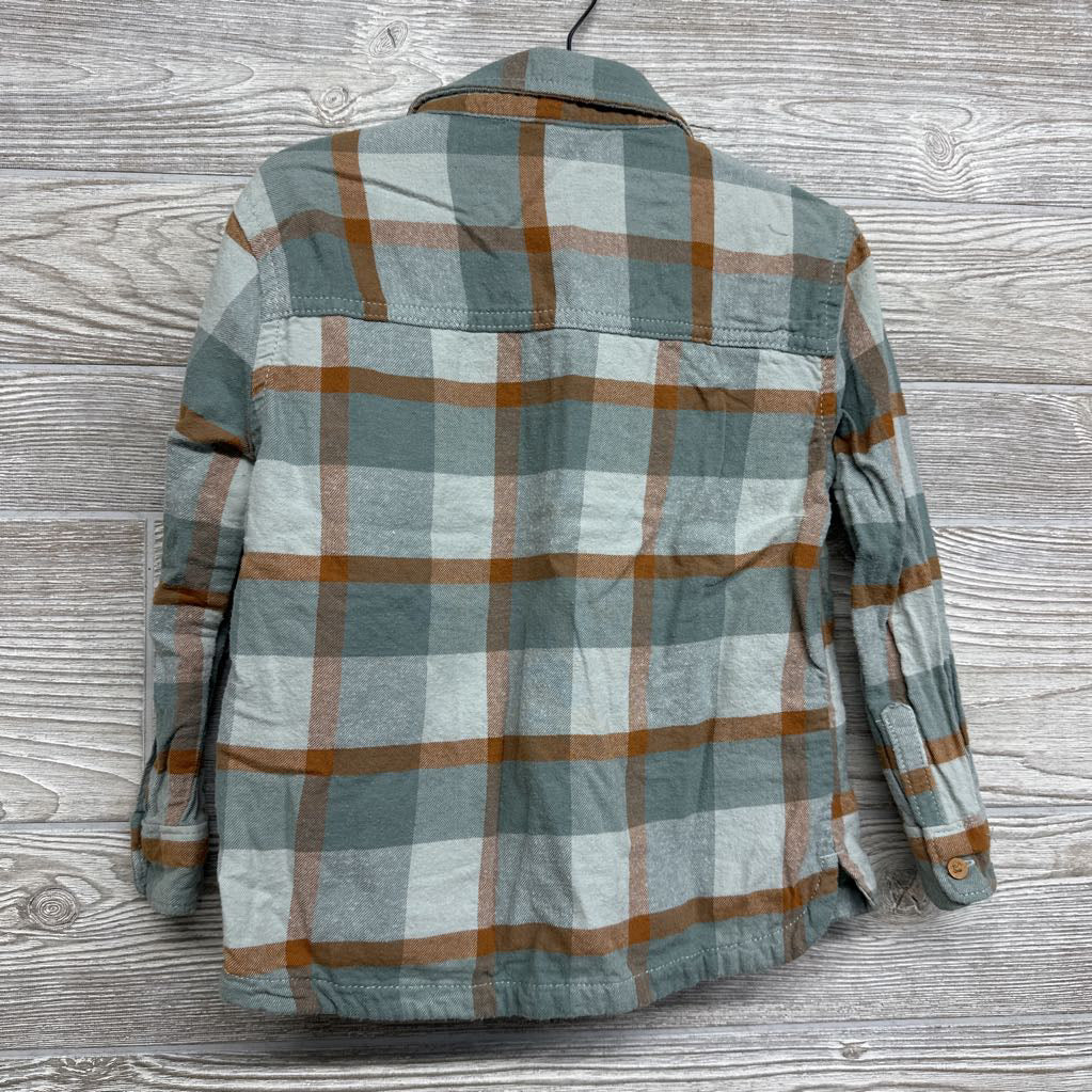 Flannel Button Up Shirt 4t