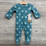 Blanket Sleeper Rabbits & Dots 6M