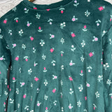 Plush Sweatshirt Flowers 10-12